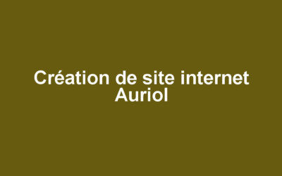 Création de site internet Auriol