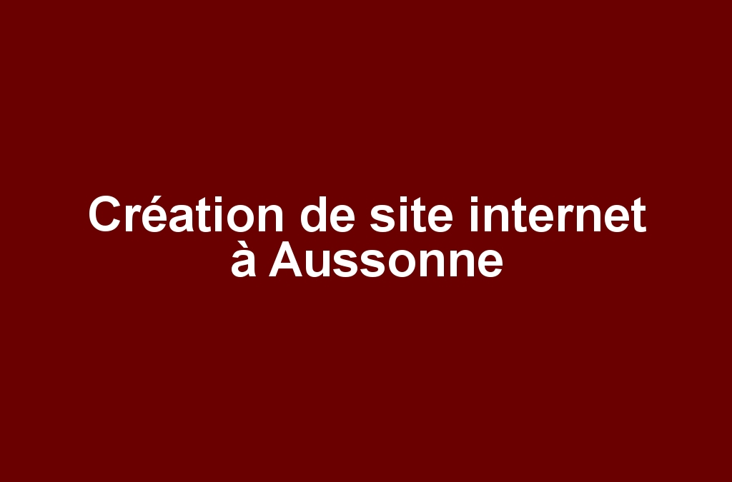 Création de site internet à Aussonne