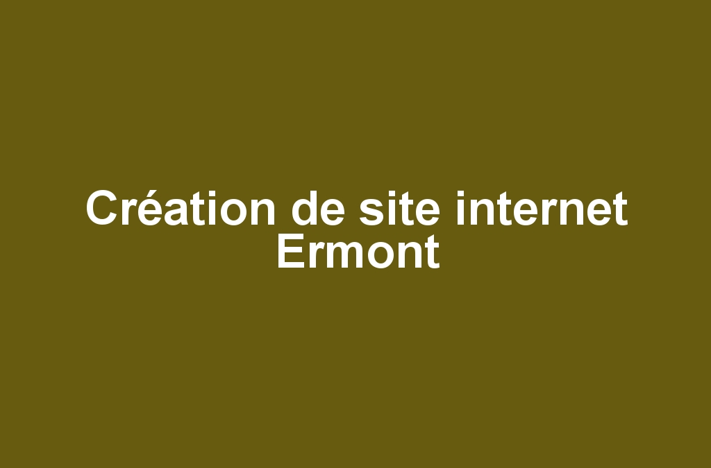 Création de site internet Ermont