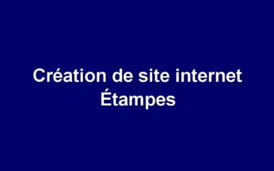 Création de site internet Étampes
