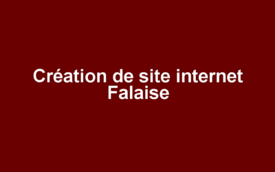 Création de site internet Falaise