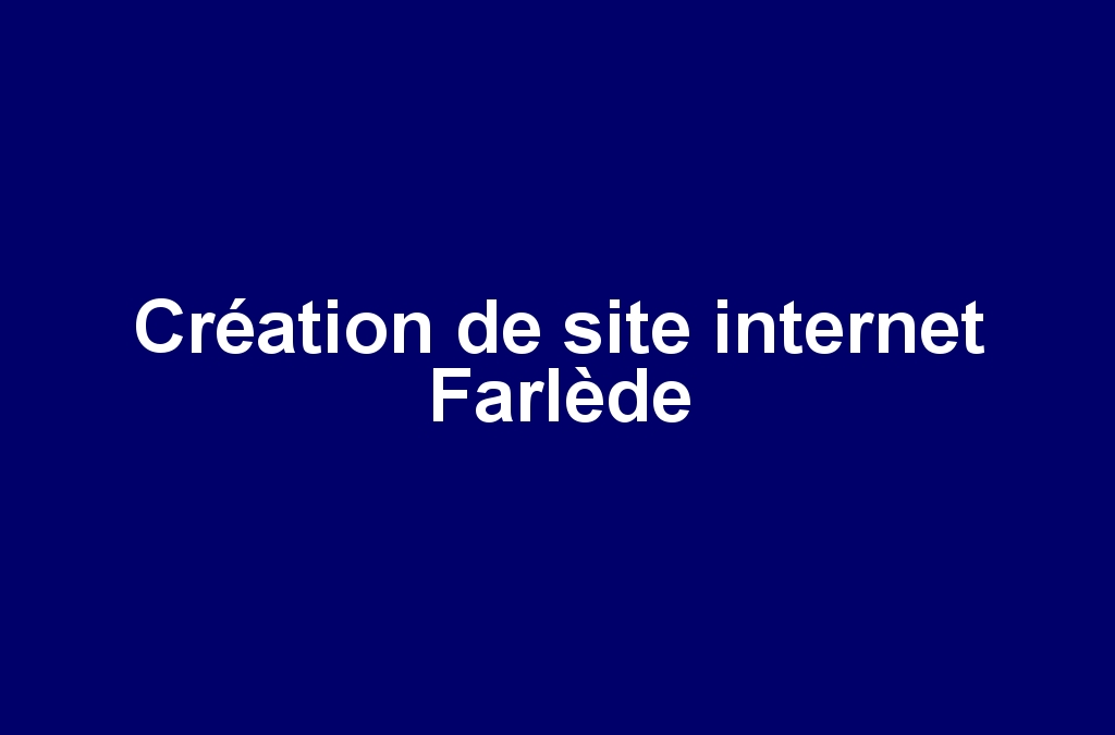 Création de site internet Farlède