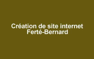Création de site internet Ferté-Bernard