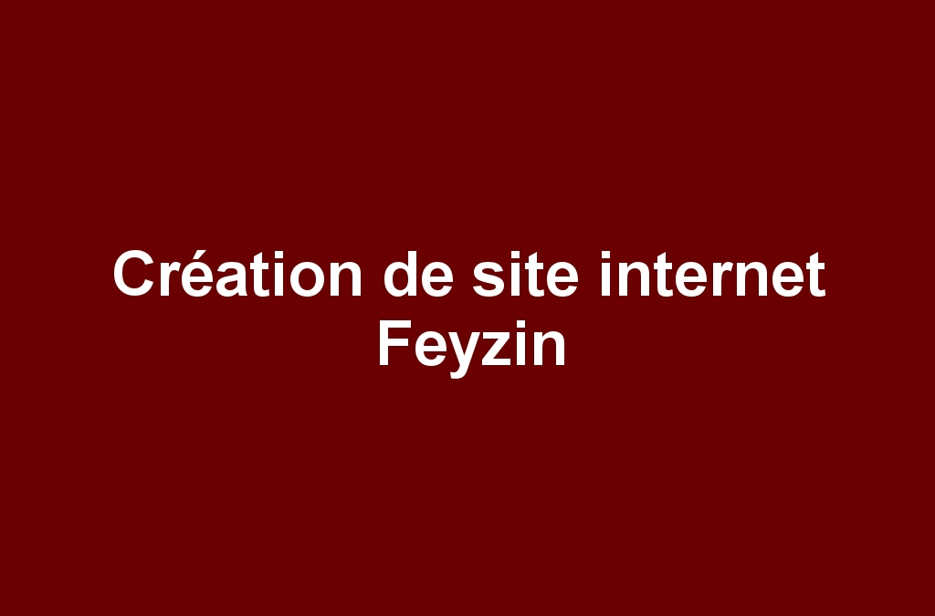 Création de site internet Feyzin