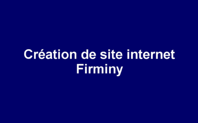 Création de site internet Firminy