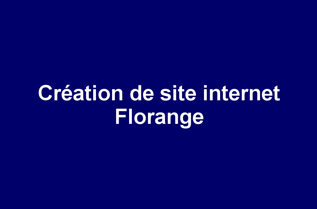 Création de site internet Florange
