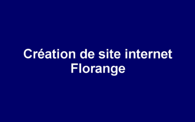 Création de site internet Florange