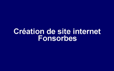 Création de site internet Fonsorbes