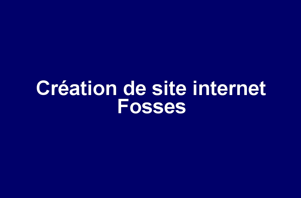 Création de site internet Fosses