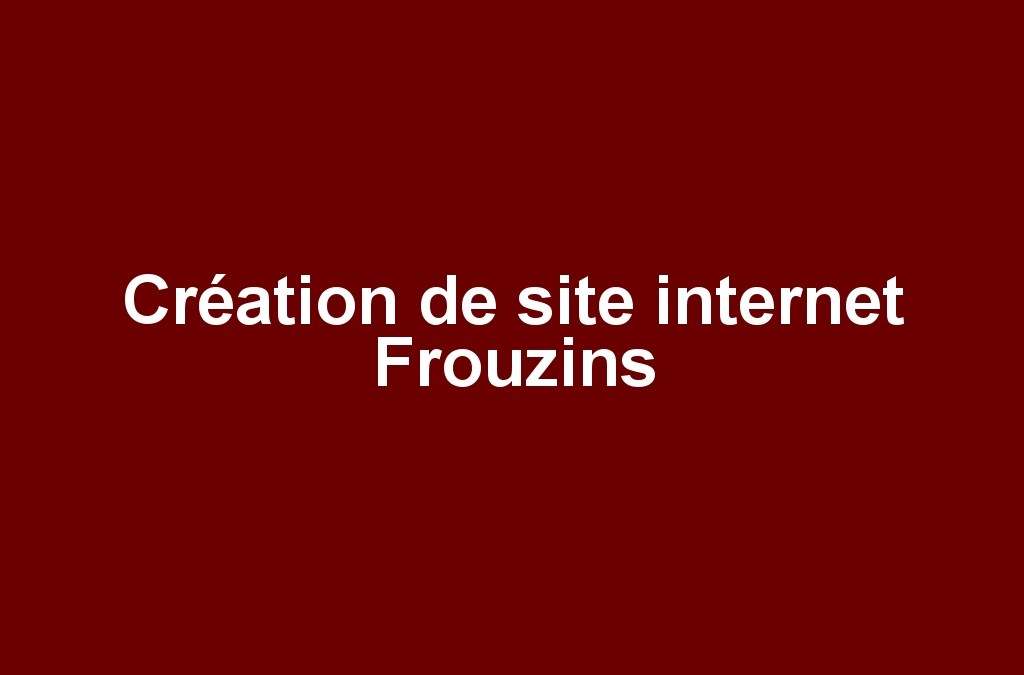 Création de site internet Frouzins