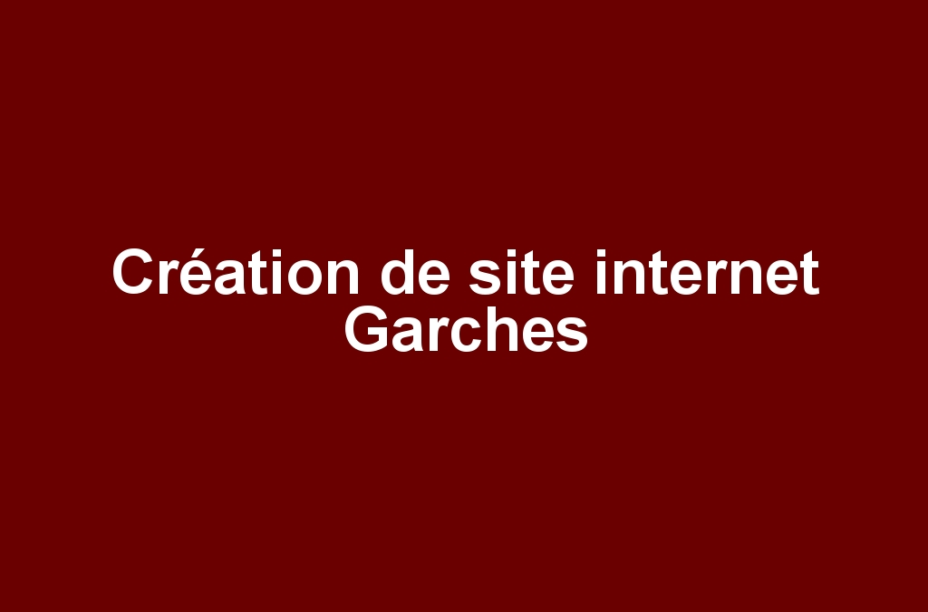 Création de site internet Garches