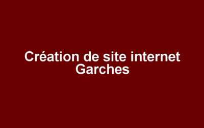 Création de site internet Garches