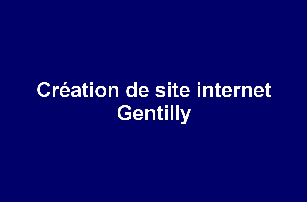 Création de site internet Gentilly