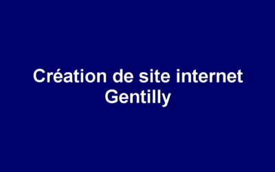Création de site internet Gentilly