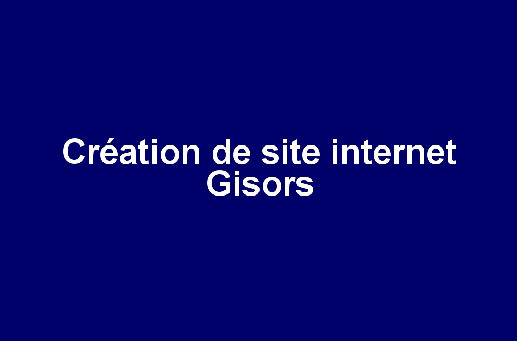 Création de site internet Gisors