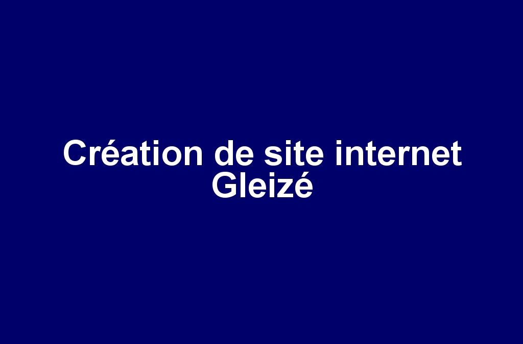 Création de site internet Gleizé