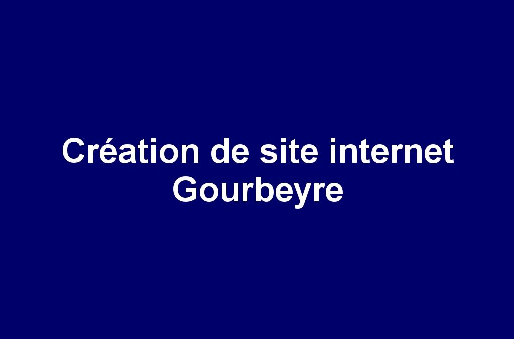 Création de site internet Gourbeyre