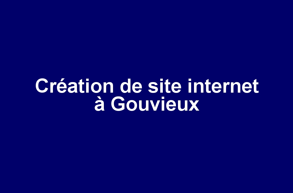 Création de site internet à Gouvieux