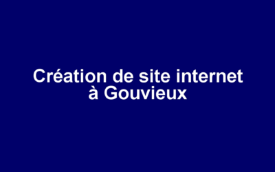 Création de site internet à Gouvieux