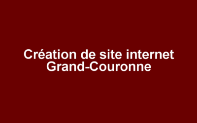 Création de site internet Grand-Couronne