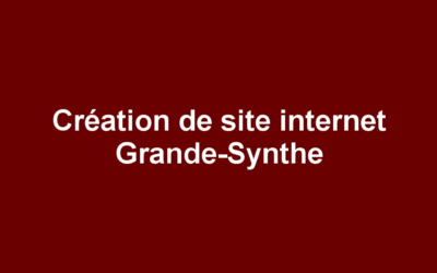 Création de site internet Grande-Synthe