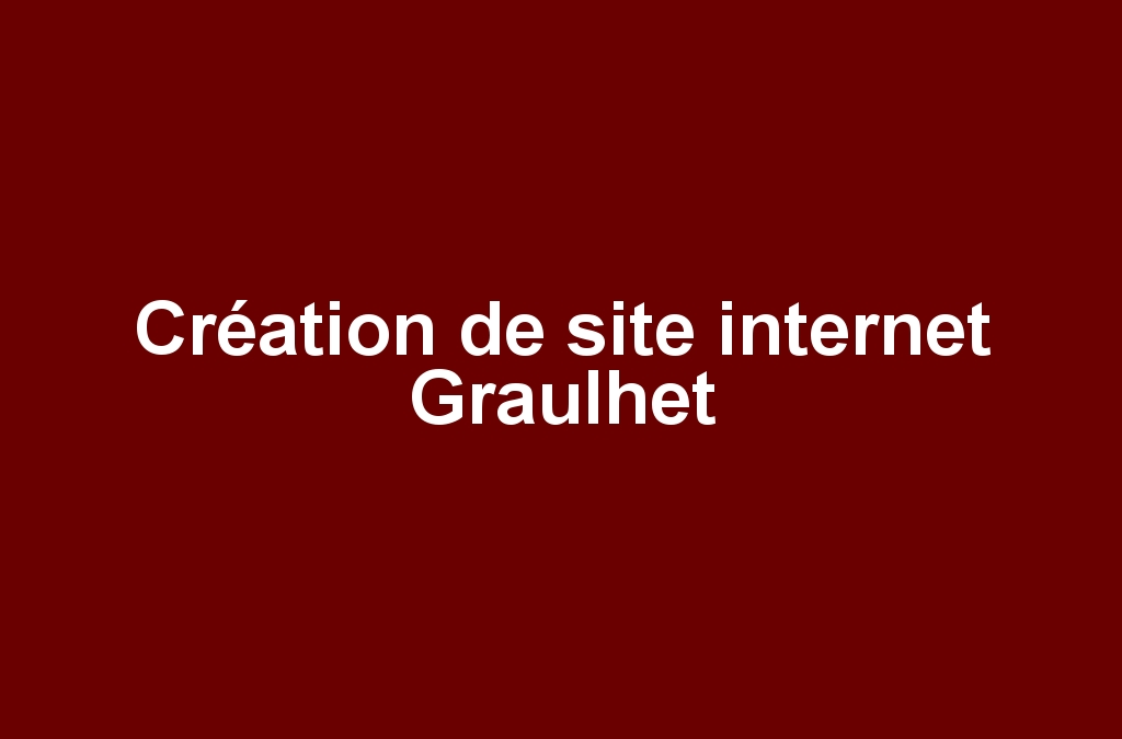 Création de site internet Graulhet
