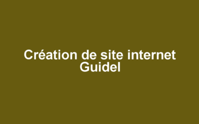 Création de site internet Guidel