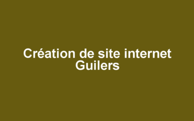 Création de site internet Guilers