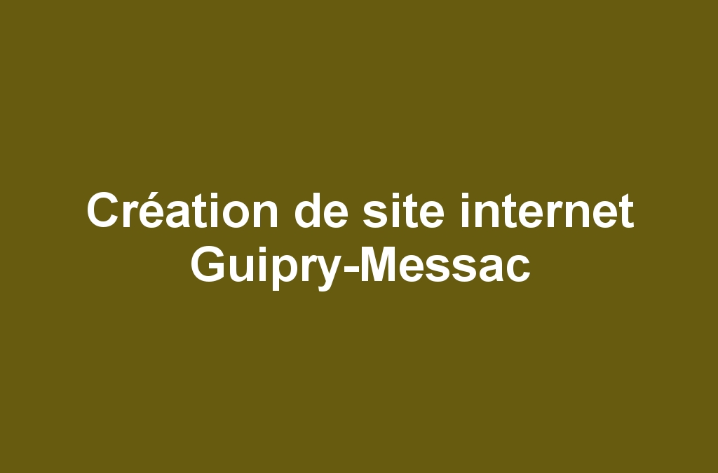Création de site internet Guipry-Messac