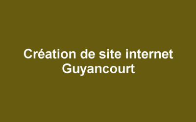 Création de site internet Guyancourt