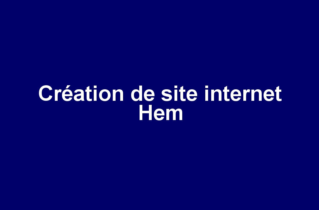 Création de site internet Hem