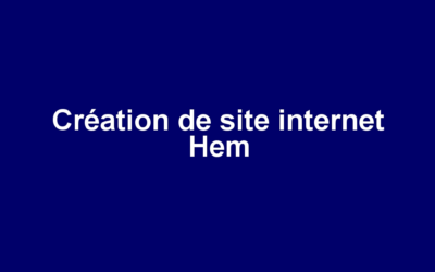 Création de site internet Hem
