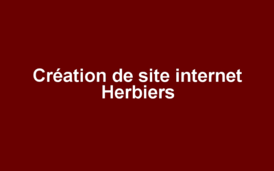 Création de site internet Herbiers