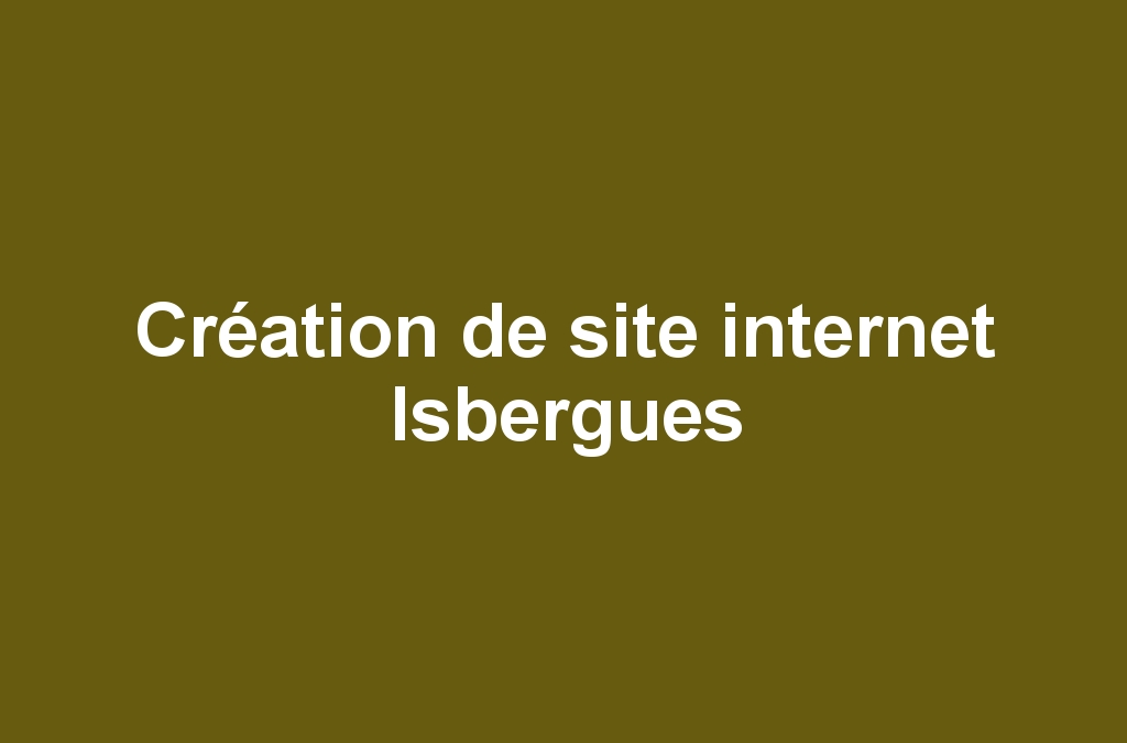 Création de site internet Isbergues