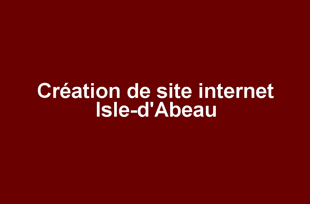 Création de site internet Isle-d'Abeau
