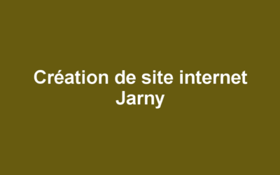 Création de site internet Jarny
