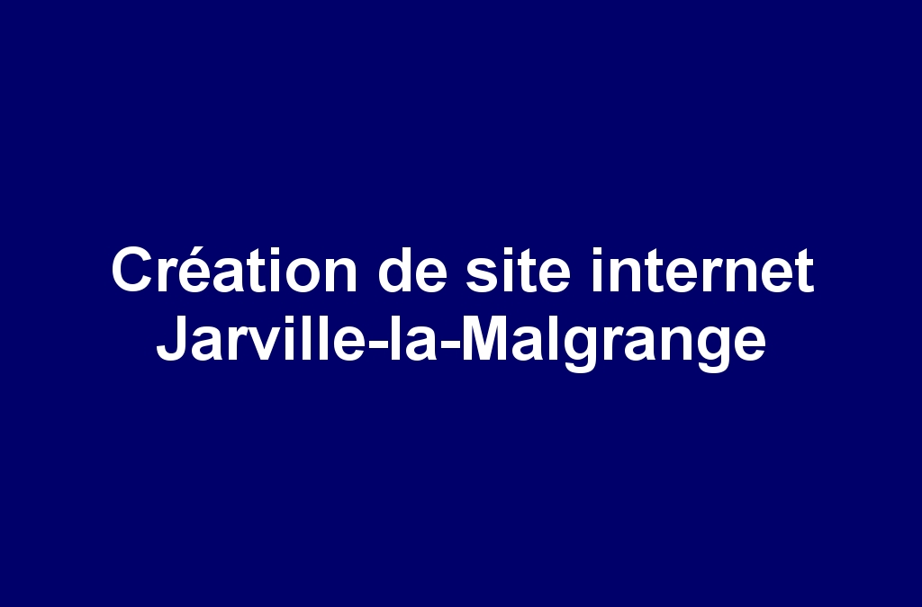Création de site internet Jarville-la-Malgrange
