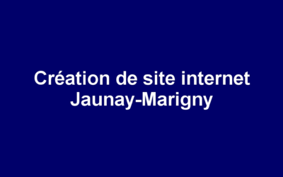 Création de site internet Jaunay-Marigny