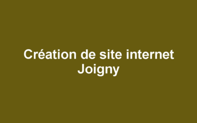 Création de site internet Joigny