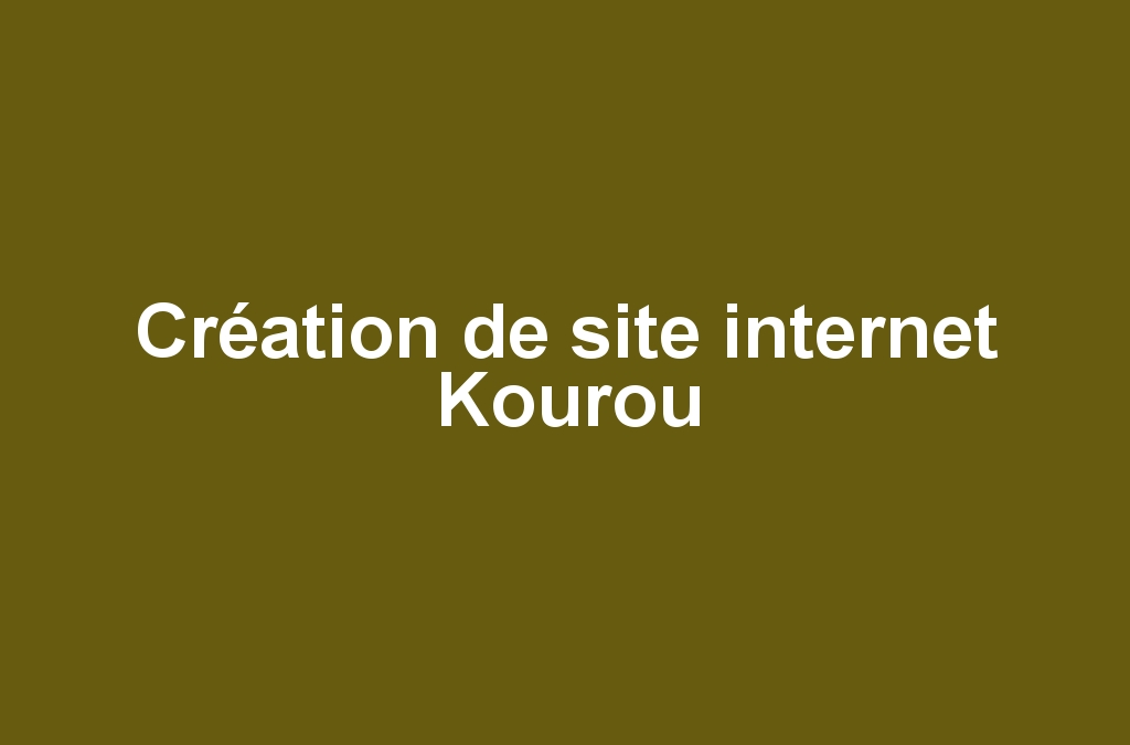 Création de site internet Kourou