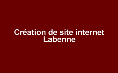 Création de site internet Labenne