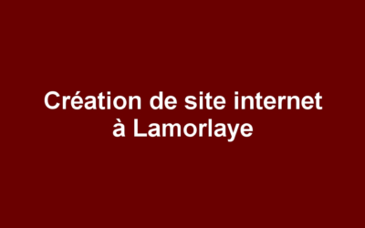 Création de site internet à Lamorlaye