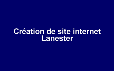 Création de site internet Lanester