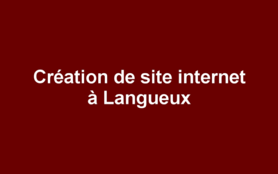 Création de site internet à Langueux