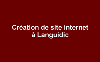 Création de site internet à Languidic