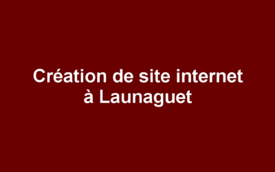 Création de site internet à Launaguet