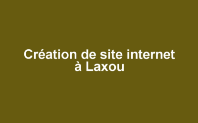 Création de site internet à Laxou