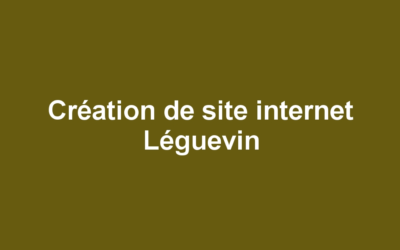Création de site internet Léguevin