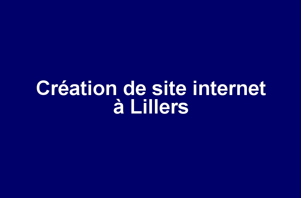 Création de site internet à Lillers