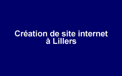 Création de site internet à Lillers